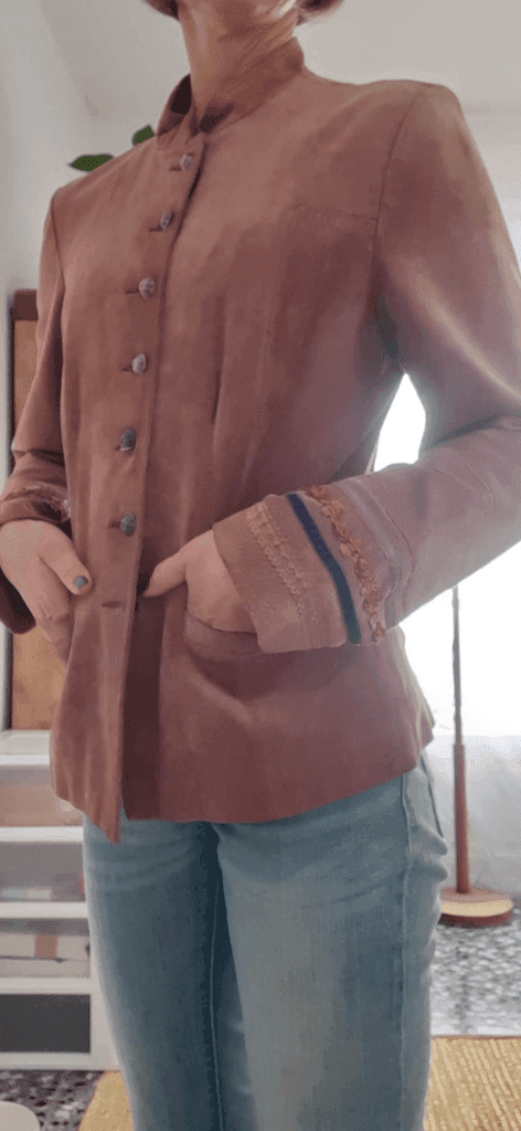 Vintage jacket genuine leather