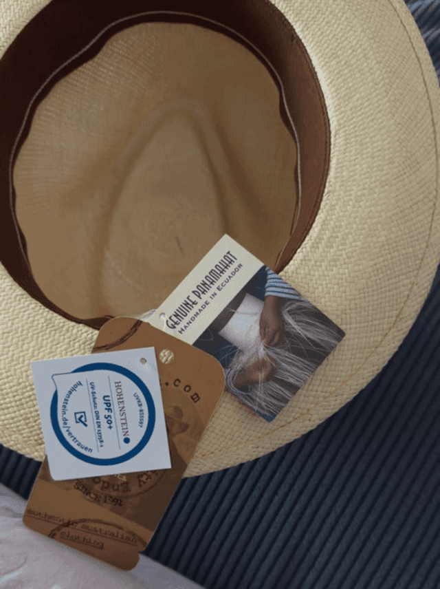 Authentic Antonio García Panama Hat, Size L (59–60 cm), New with tags