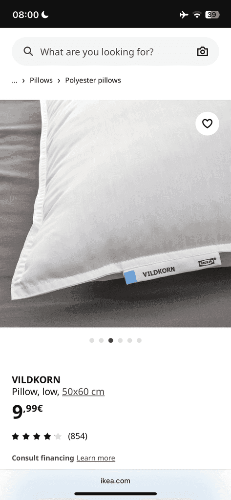 Pillow Wildkorn IKEA 3 pieces NEW