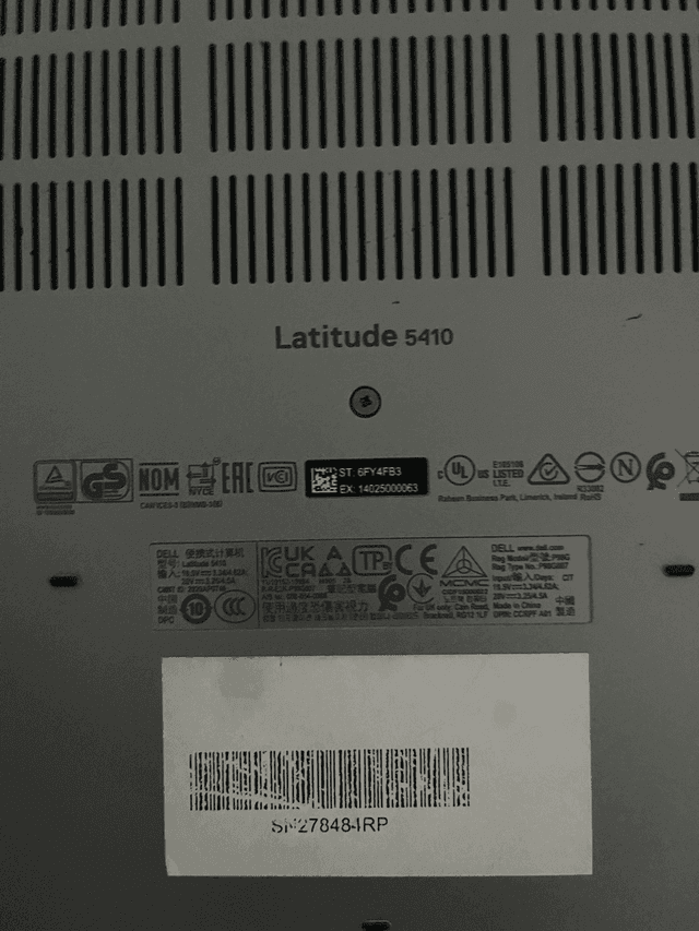 Portátil Dell Latitude 5410 a la venta: rendimiento excelente