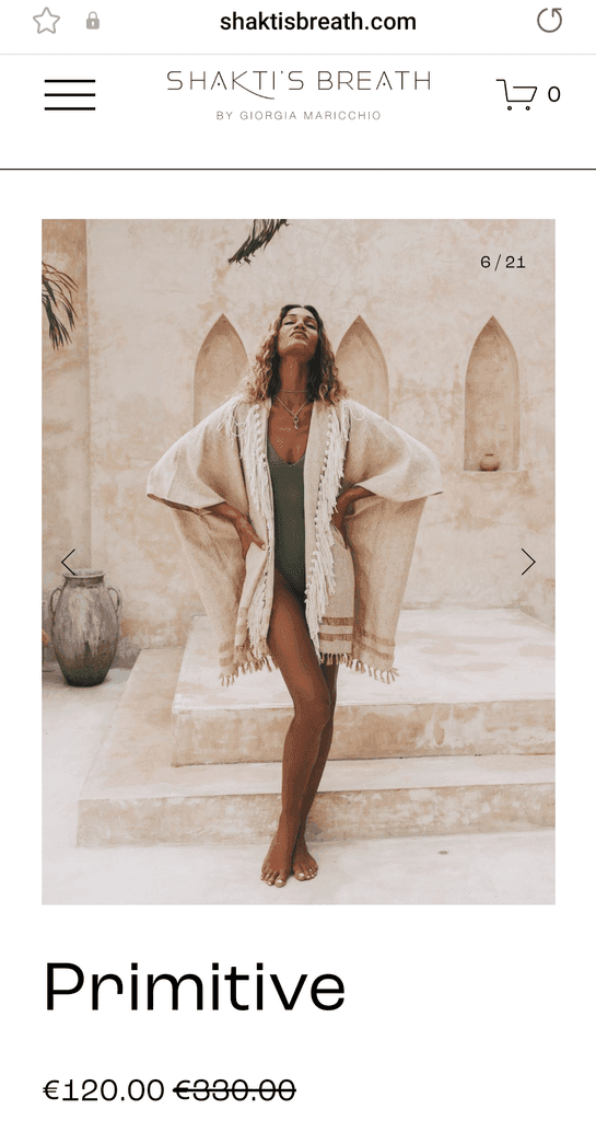 Nieuw! Shaktis breath boho poncho