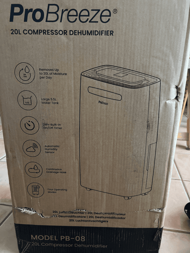 Compressor Dehumidifier 20L