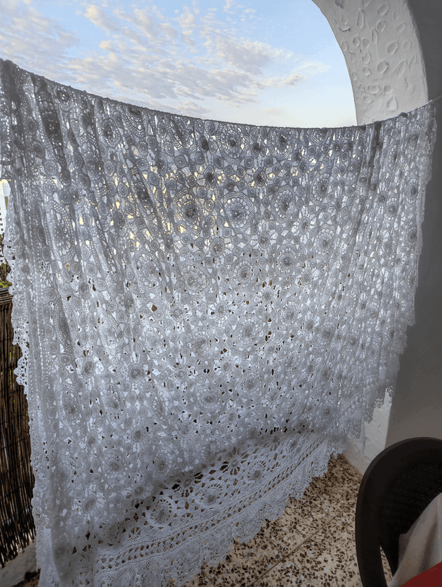Colcha crochet