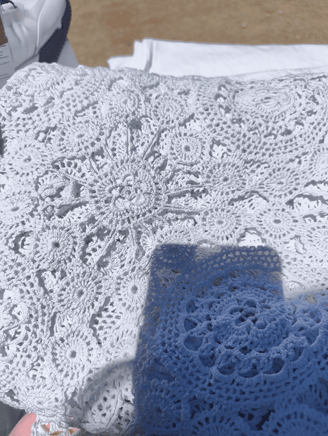 Colcha crochet